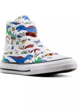 CONVERSE Chuck Taylor All Star Kid Dino Party Mid-Top Sneakers Kid Size 2  NIB